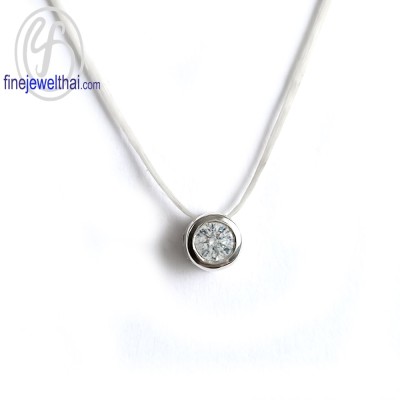 จี้เพชร จี้ทองคำขาว จี้เพชรแท้ - P1100DWG